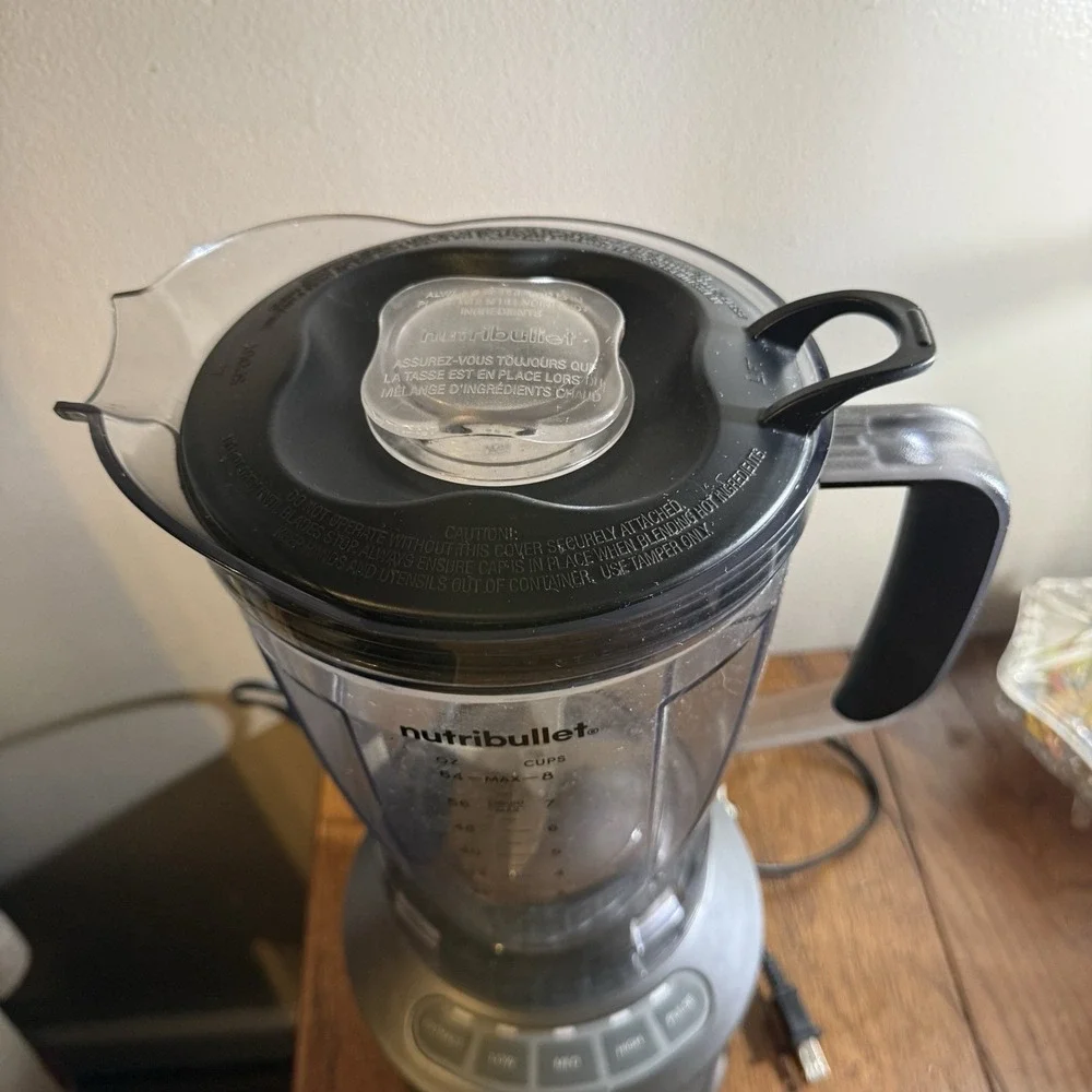 Nutribullet Blender 64 Oz Model NBC-12A 1200 Watt Tested Works Heavy Duty